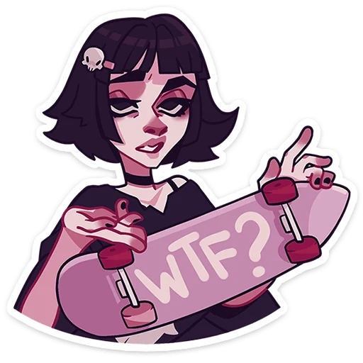 Sticker Кортни