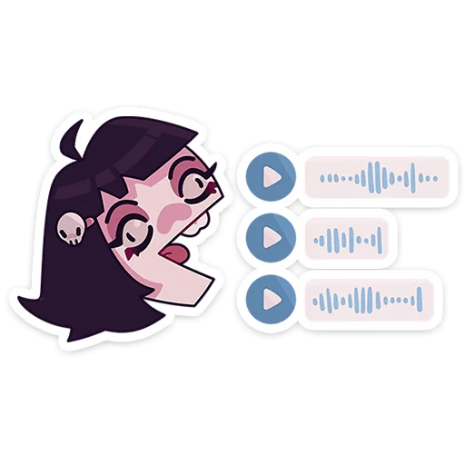 Sticker from the "Кортни" sticker pack