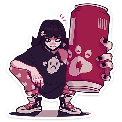 Sticker from the "Кортни" sticker pack