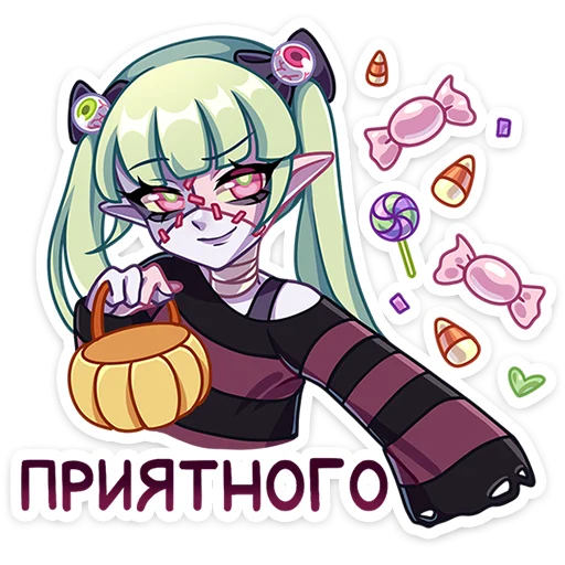 Sticker from the "Зомбяка" sticker pack