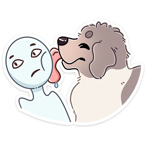 Sticker from the "Дуняша" sticker pack