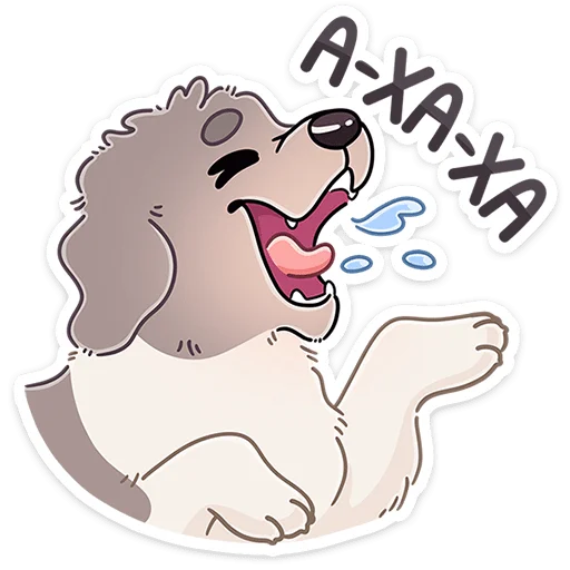 Sticker from the "Дуняша" sticker pack