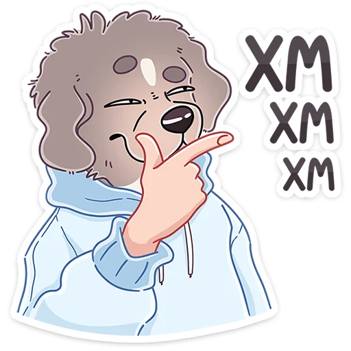 Sticker from the "Дуняша" sticker pack