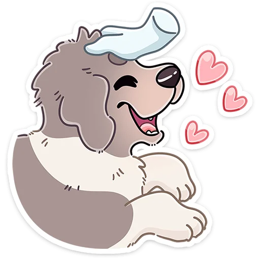 Sticker from the "Дуняша" sticker pack