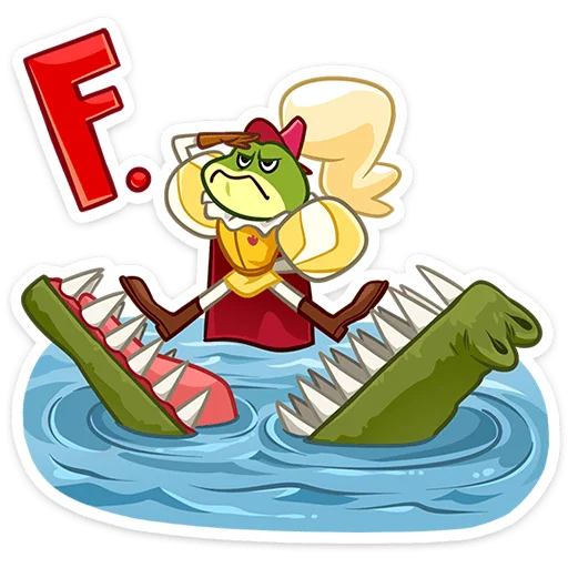 Sticker from the "Жан Луи" sticker pack