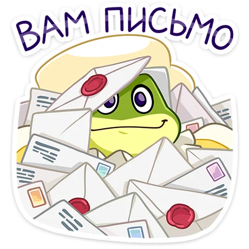 Sticker from the "Жан Луи" sticker pack