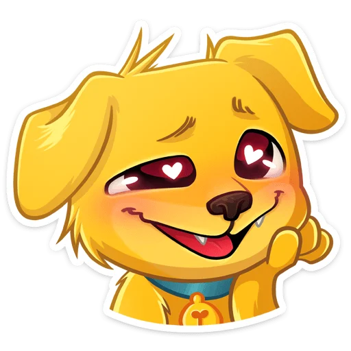 Sticker from the "Голден" sticker pack