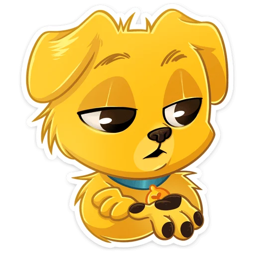 Sticker from the "Голден" sticker pack