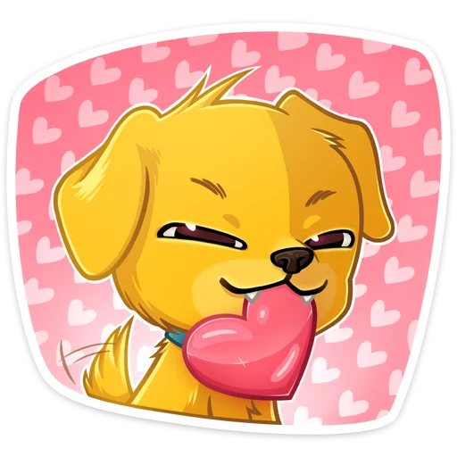 Sticker from the "Голден" sticker pack