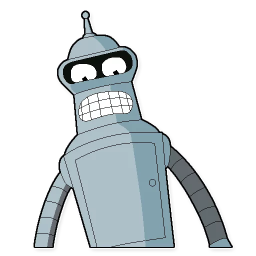 Sticker from the "Futurama" sticker pack