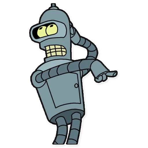 Sticker from the "Futurama" sticker pack