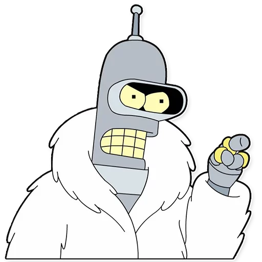 Sticker from the "Futurama" sticker pack