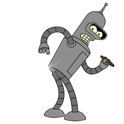 Sticker from the "Futurama" sticker pack