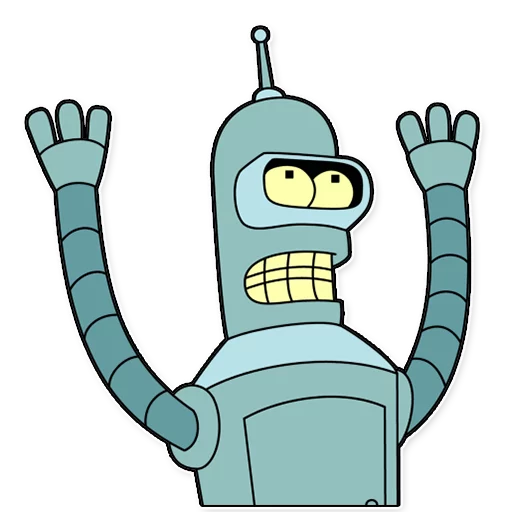 Sticker from the "Futurama" sticker pack