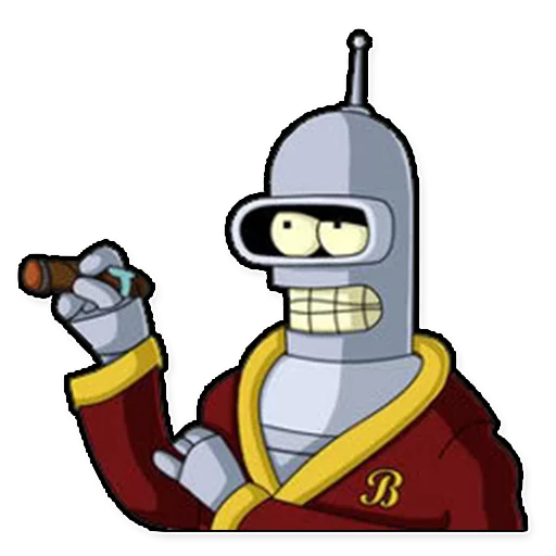 Sticker from the "Futurama" sticker pack