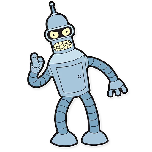 Sticker from the "Futurama" sticker pack