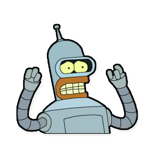 Sticker from the "Futurama" sticker pack