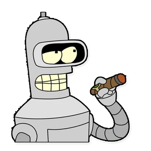 Sticker from the "Futurama" sticker pack