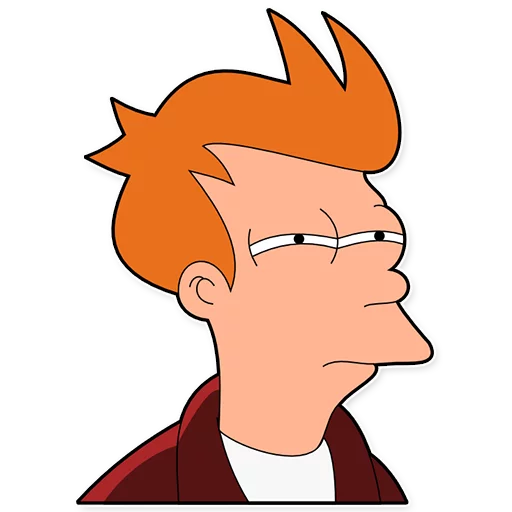 Sticker from the "Futurama" sticker pack