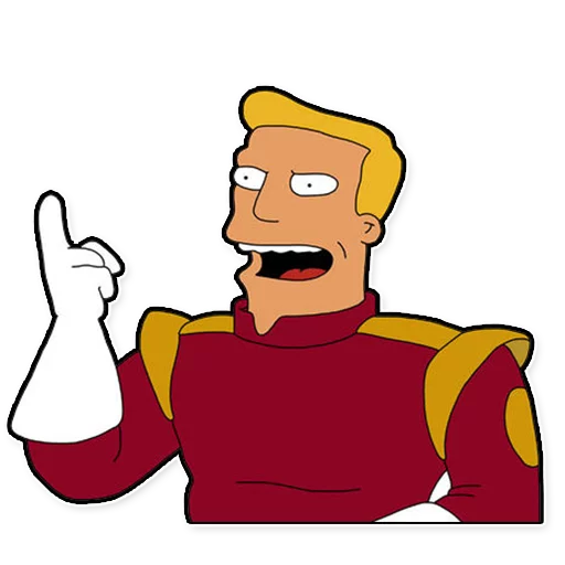 Sticker from the "Futurama" sticker pack