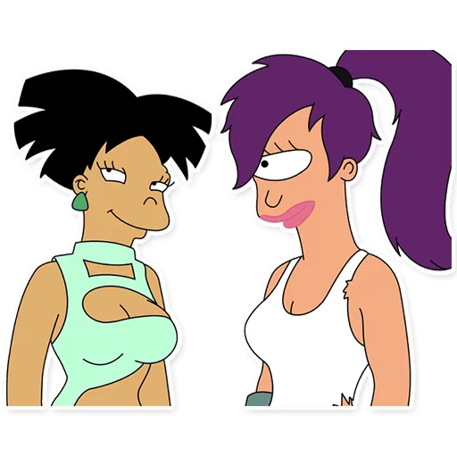 Sticker from the "Futurama" sticker pack