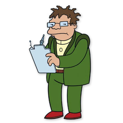 Sticker from the "Futurama" sticker pack