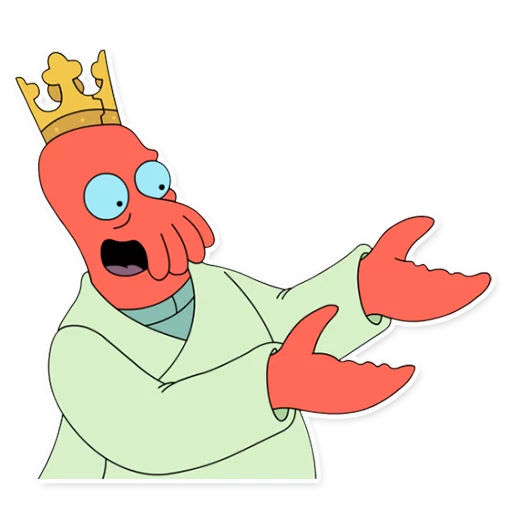 Sticker from the "Futurama" sticker pack