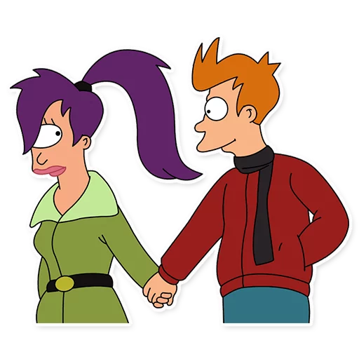 Sticker from the "Futurama" sticker pack