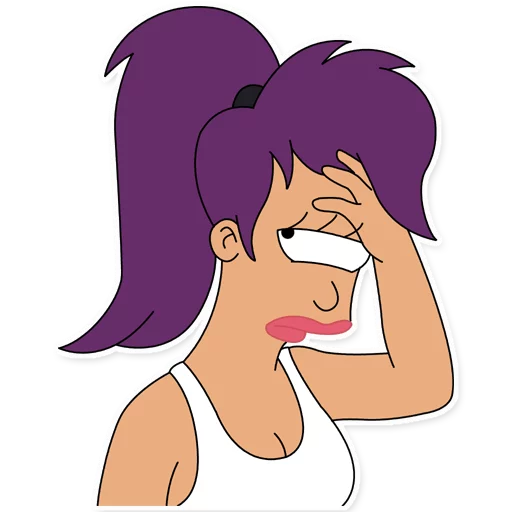 Sticker from the "Futurama" sticker pack