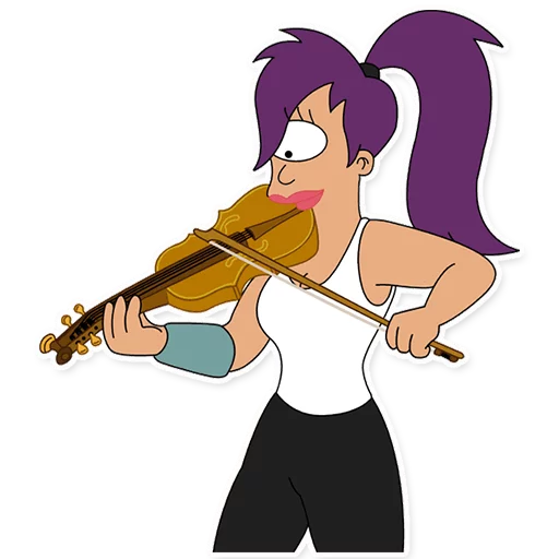 Sticker from the "Futurama" sticker pack