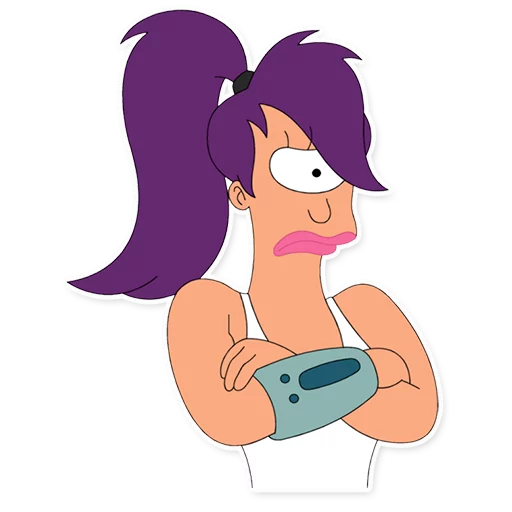 Sticker from the "Futurama" sticker pack