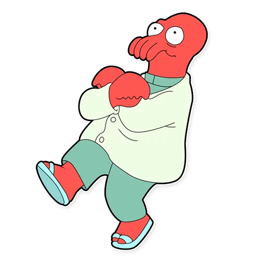 Sticker from the "Futurama" sticker pack