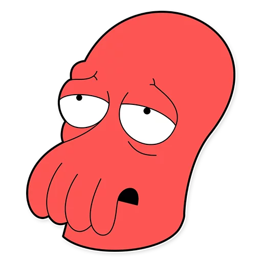 Sticker from the "Futurama" sticker pack