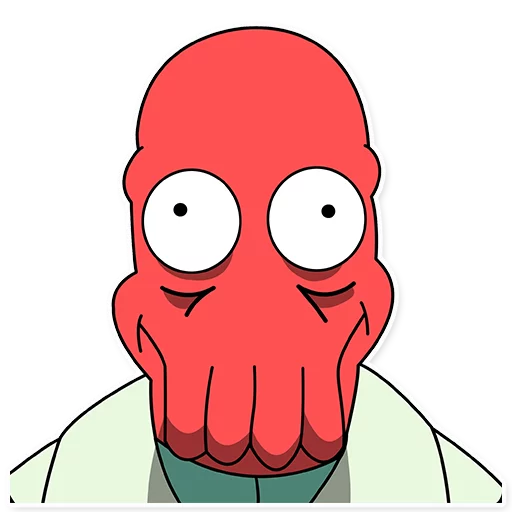 Sticker from the "Futurama" sticker pack