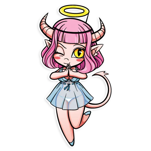 Sticker from the "Kinky demons -" sticker pack