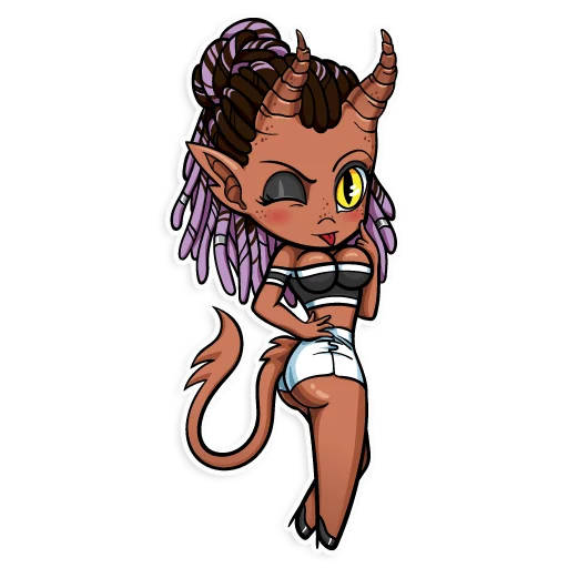 Sticker from the "Kinky demons -" sticker pack