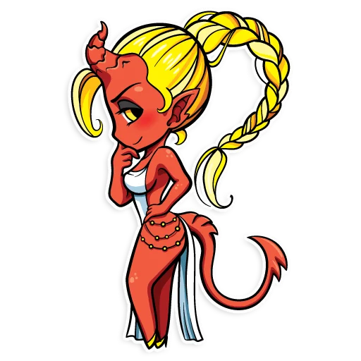 Sticker from the "Kinky demons -" sticker pack