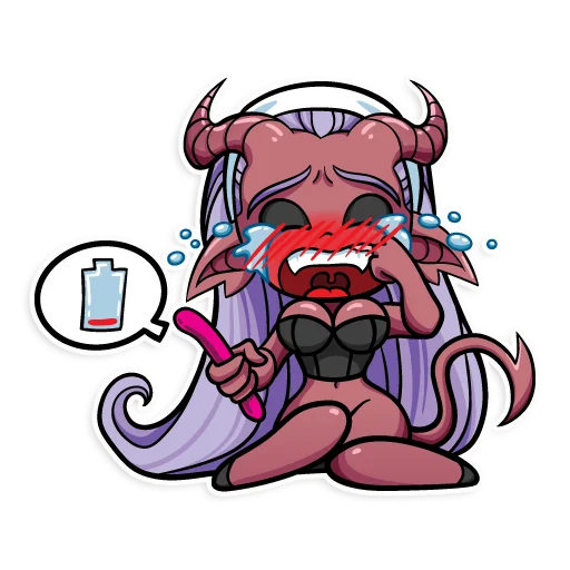 Sticker from the "Kinky demons -" sticker pack