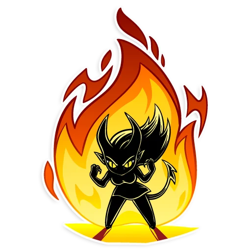 Sticker from the "Kinky demons -" sticker pack