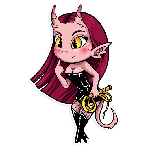 Sticker from the "Kinky demons -" sticker pack