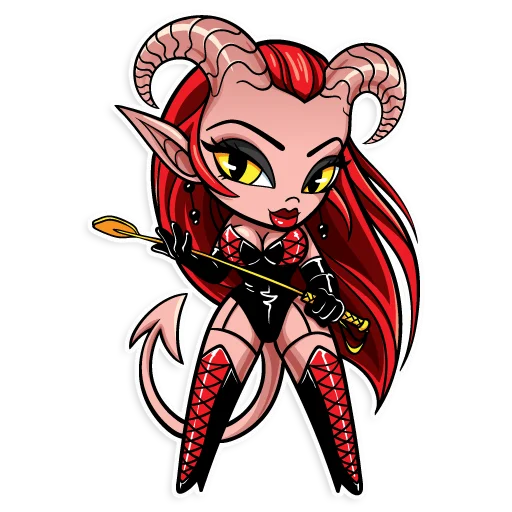 Sticker from the "Kinky demons -" sticker pack