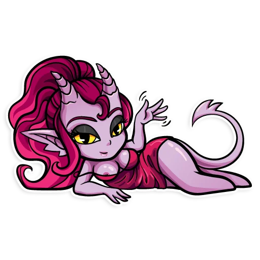 Sticker from the "Kinky demons -" sticker pack