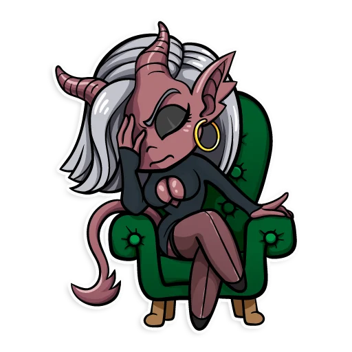 Sticker from the "Kinky demons -" sticker pack