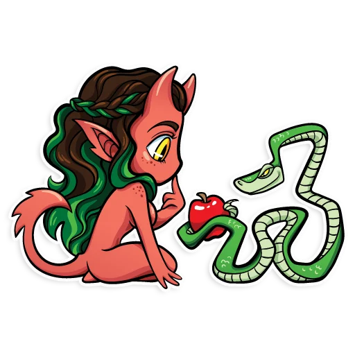 Sticker from the "Kinky demons -" sticker pack