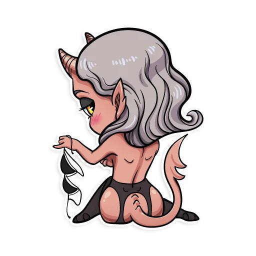 Sticker from the "Kinky demons -" sticker pack