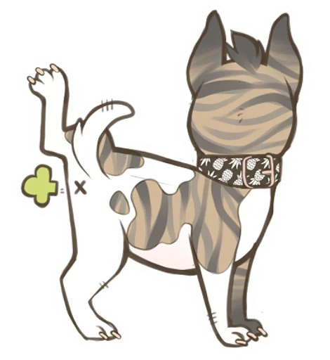 Sticker eggdog