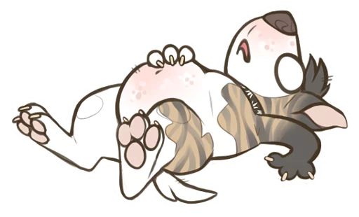 Sticker eggdog