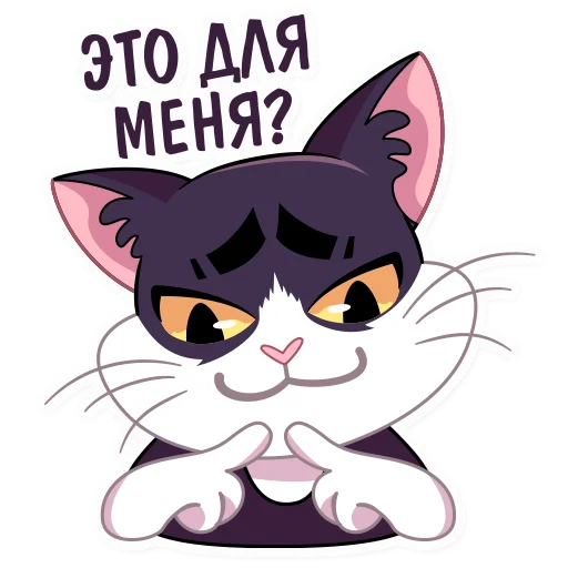 Sticker from the "Кот Дайвинчика" sticker pack