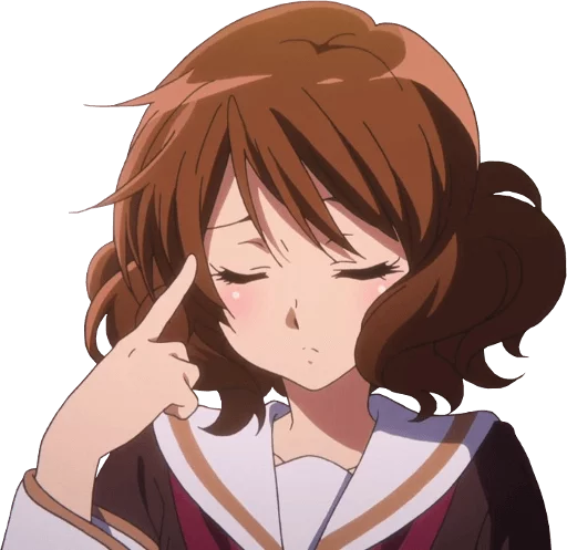 Sticker from the "Kumiko" sticker pack