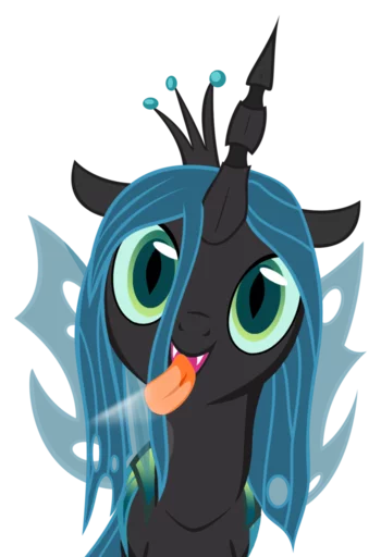 Sticker from the "Queen Chrysalis 2" sticker pack